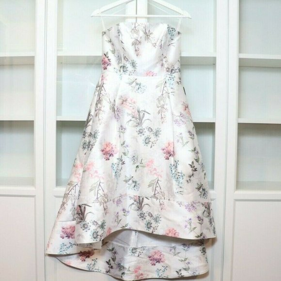 Evernew Melbourne Lana Strapless Hi-Low Dress SZ6 - Picture 3 of 7